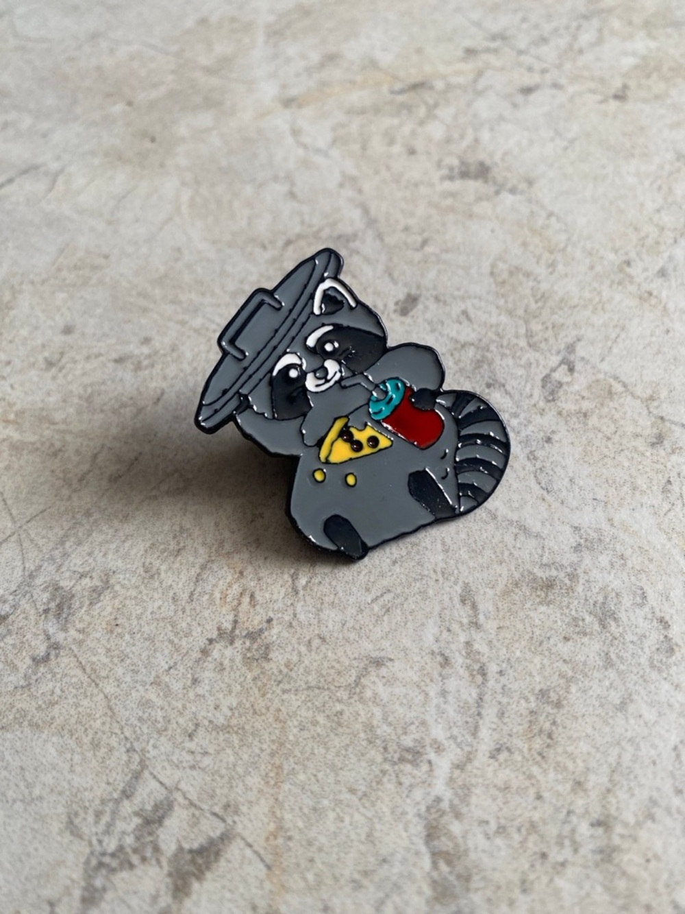 Cartoon Raccoon Pin - Picture 2 of 6